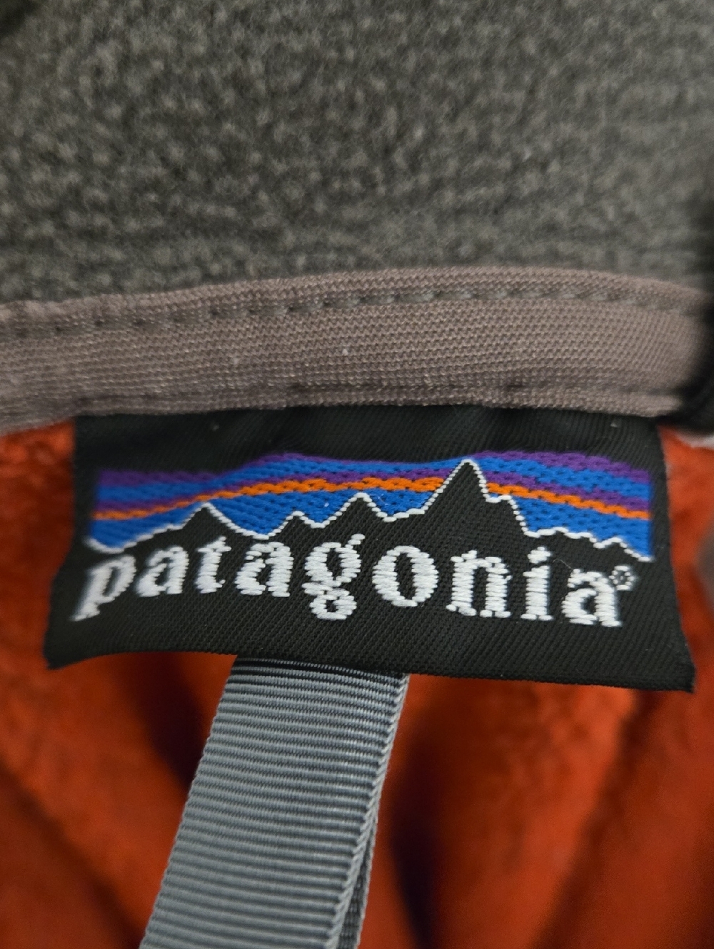 Patagonia Orange Fleece Jacket Sz M - Picture 4 of 8